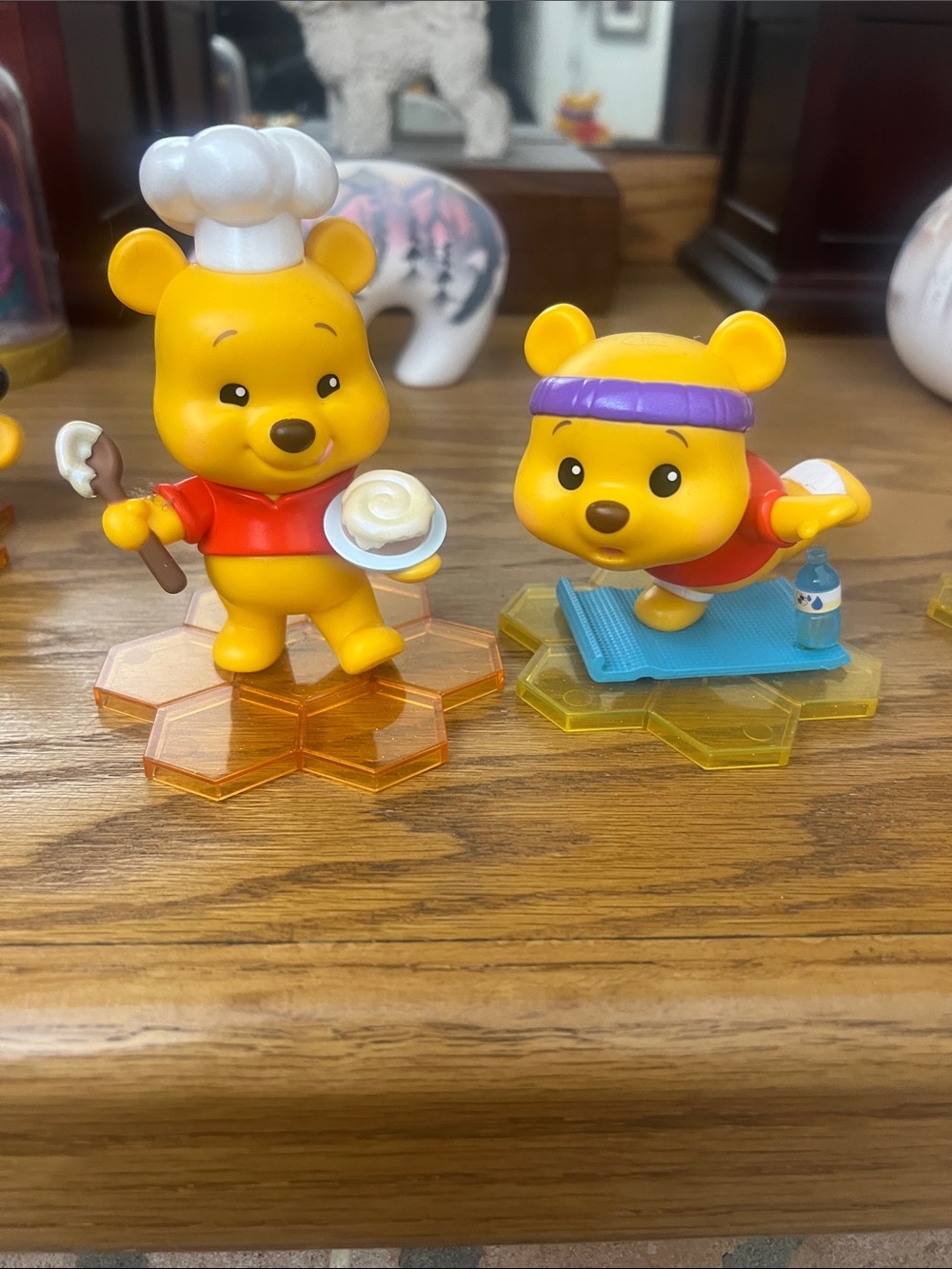 Winnie the Pooh Baking & Fitness Figure Set - Kids Toys